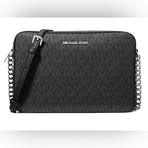 Michael Kors Jet Set Black Crossbody Bag